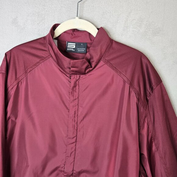 three Sixty Six rain Jacket Full Zip Windbreaker Pockets Outdoor - Picture 2 of 7